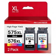 Canon PG-575XL/CL-576XL Ink Cartridges, Black & Color