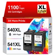 DEAL STACK - IKONK XL 540/541 Ink Cartridges for Canon PIXMA TS5150/5151