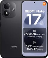 Xiaomi Redmi Note 17 5G Smartphone, 6GB/128GB, Black, 7700mAh Battery