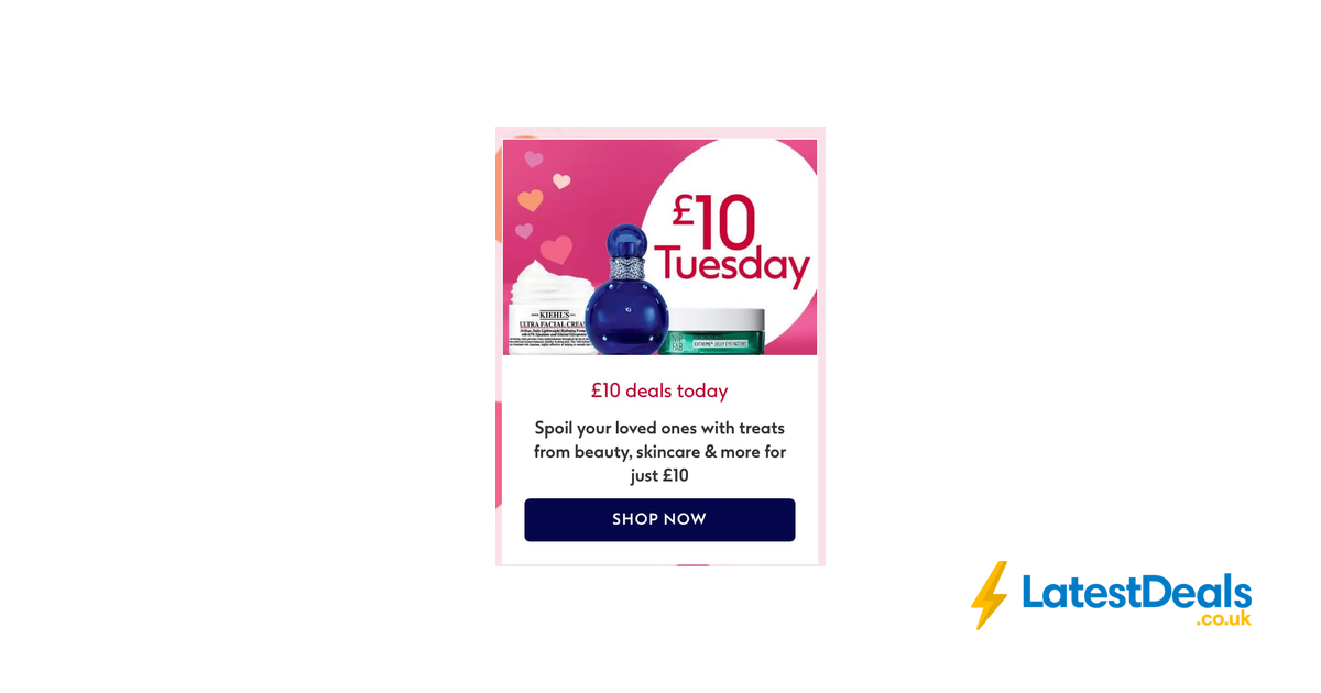 £10 Deals - Tuesday Deals! at Boots