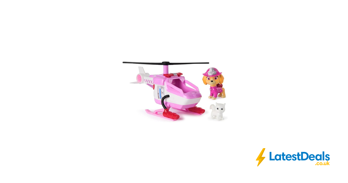Paw Patrol Fire Rescue Vehicle &amp; Figure - Skye, £6.99 at Home Bargains