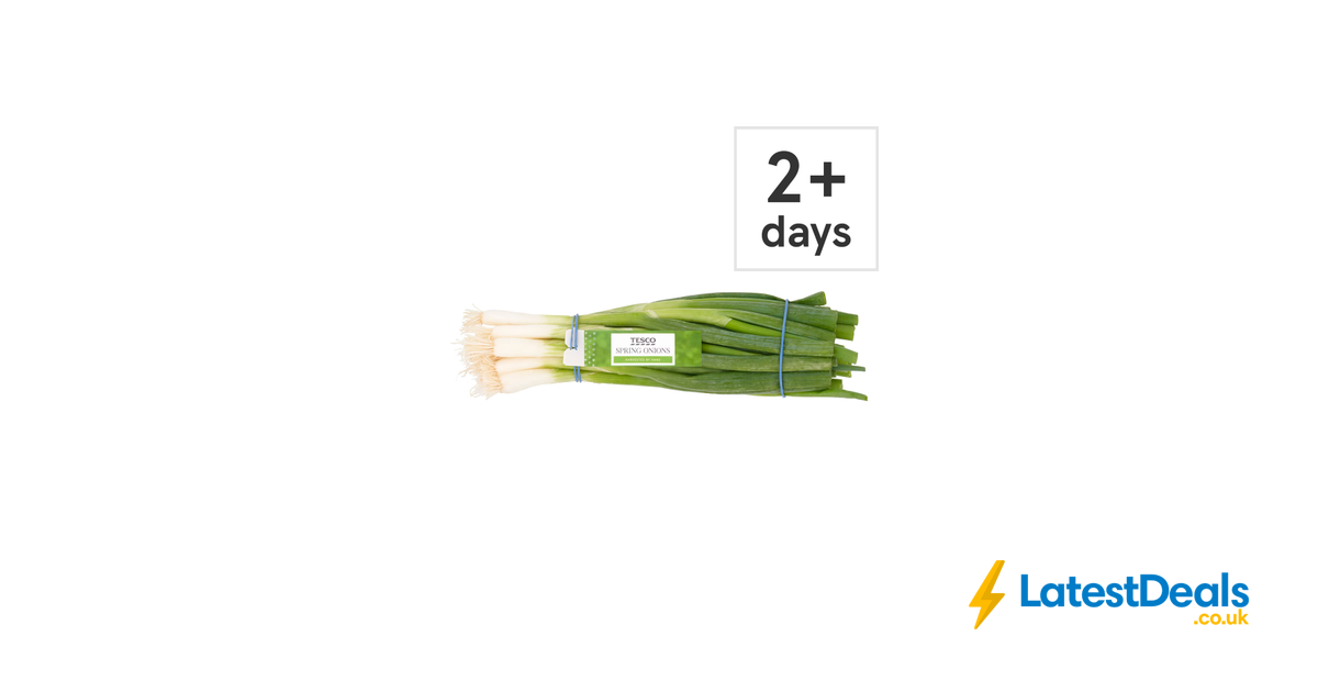 Tesco Bunched Spring Onions 100G, £0.49 at Tesco