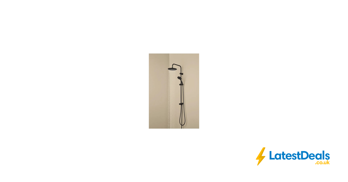 24 Riser Black Shower Riser Kit, £24.99 at Lidl