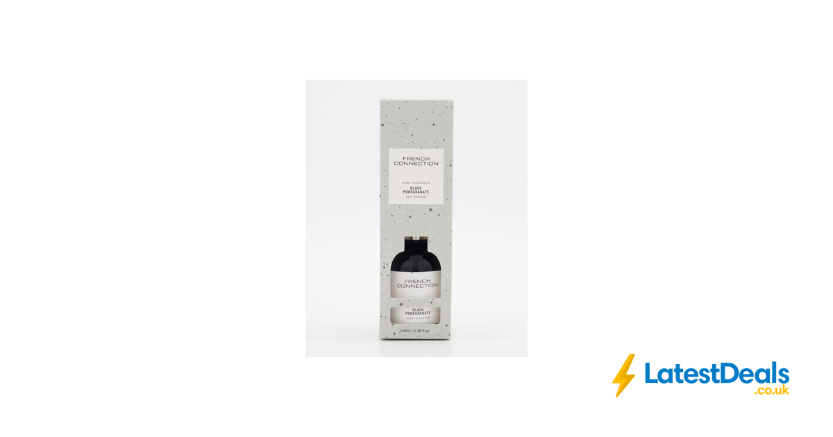 Metallic Reed Diffuser French Connection Black Pomegranate Reed Diffuser 100ml, £6.99 at TK Maxx