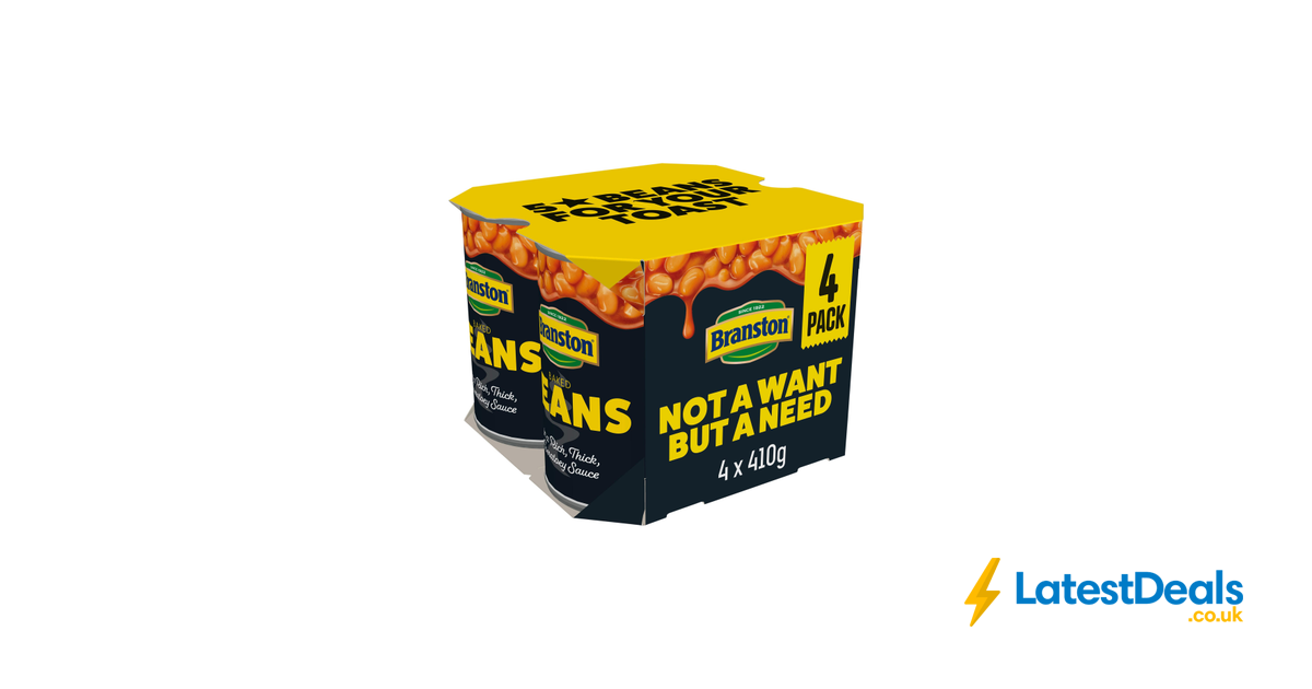 Simba Salt Branston Baked Beans 4 X 410g, £2.50 at Iceland