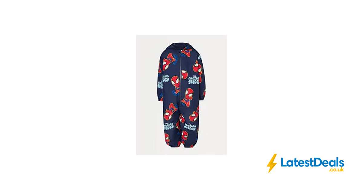 Marvel Spidey Navy Puddle Suit, £4.50 at ASDA