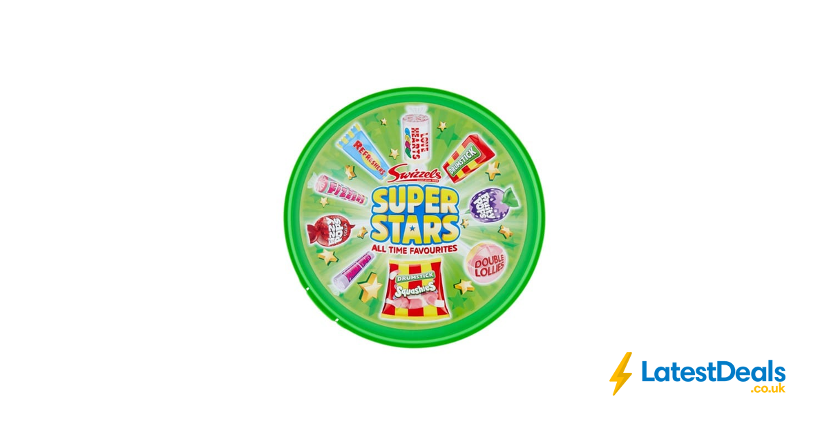 Swizzels Superstars Tub 630g, £2.97 at Morrisons