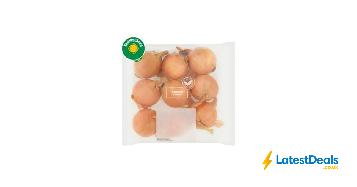 Sainsbury's Onions 1kg - Nectar Price, £0.47 at Sainsbury's