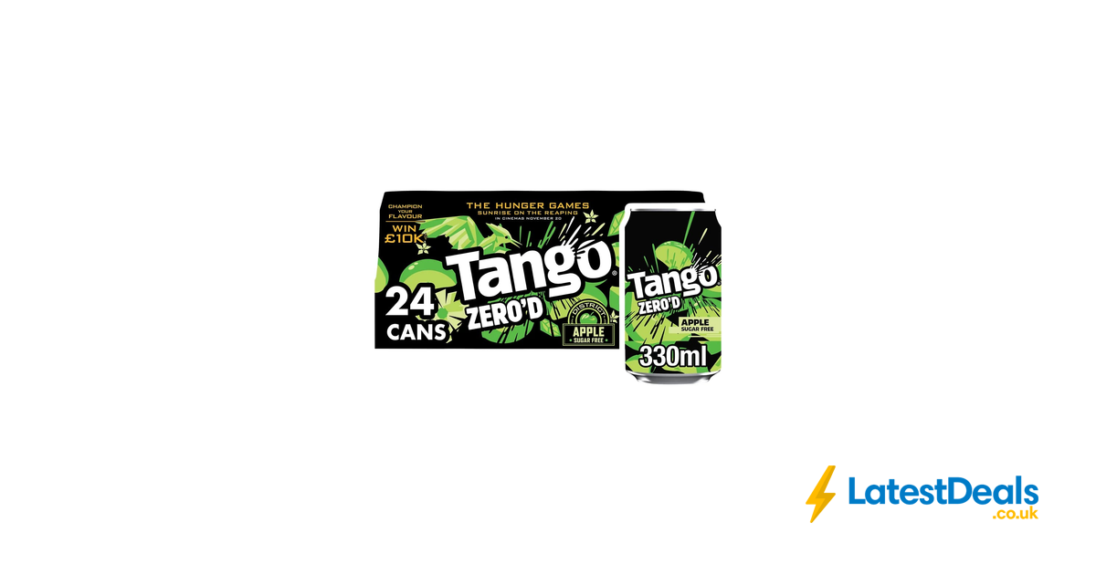 Tango Zero'd District Apple 24x330ml, £7 at ASDA