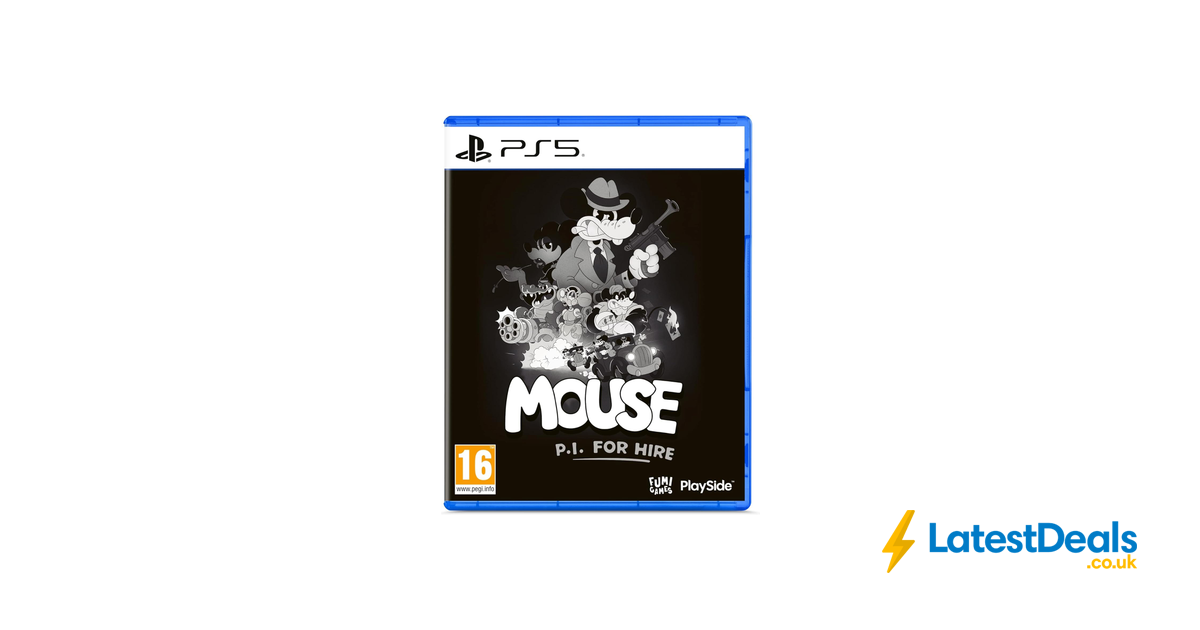 MOUSE: P.I. for Hire PS5, £16.99 at Amazon