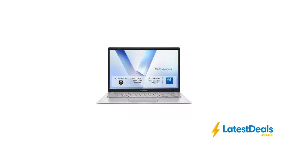 ASUS VivoBook 14 X1404MA Laptop, Intel Core 3, 128GB SSD, £299 at Currys
