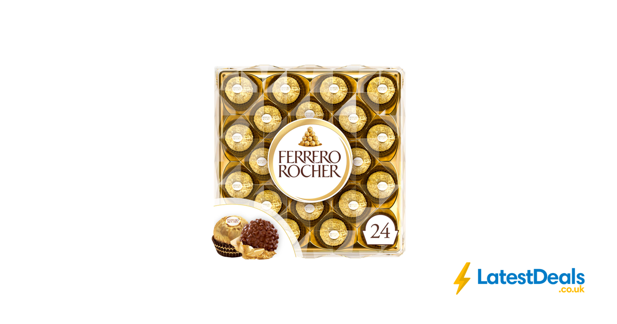Ferrero Rocher Boxed Chocolates (24 Pieces, 300g), £6.50 at Tesco
